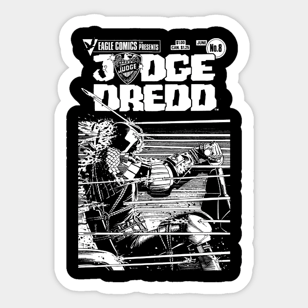 Judge Dredd Sticker by burristx